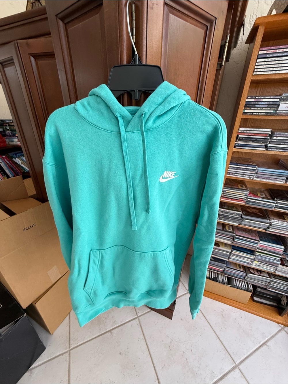 Nike Men’s Teal Green Pullover Hoodie